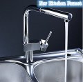 copper chrome square two functions pull out kitchen faucet handles and cold brass mixer tap torneira chouveiro conzinha