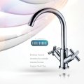 copper chrome two-handle kitchen faucet brass kitchen sink faucet and cold taps torneira up cozinha torneira