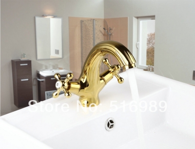 higher quality beautiful style golden bathroom bathtub tap faucet mixer 8636k/1 [golden-3848]