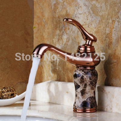 marble stone single hole wash basin faucet torneira