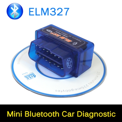 original latest v2.2 mini car diagnostic tool elm 327 obd2 bluetooth interface auto scanner obd-ii for android windows symbian