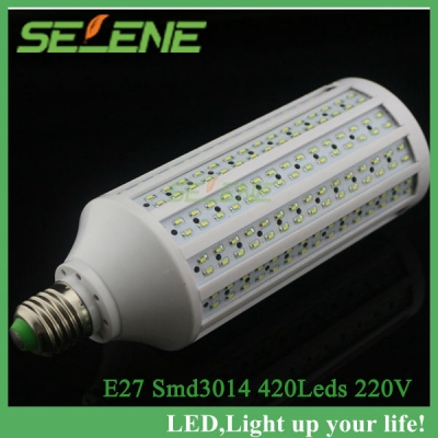 retail new smd 3014 50w e27 led bulb lamp,4200lm, 220v 110v warm white/ white 420leds 3014smd e27, [smd3014-8595]
