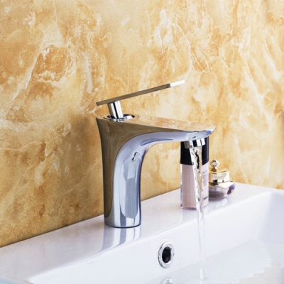 short chrome /cold mixer water tap basin kitchen bathroom wash basin bath 8350/4 brass single handle sink tap mixer faucet [bathroom-mixer-faucet-1931]