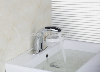 single hole cold water automatic sensor tap excellent bathroom basin sink tap faucet l89004-x [automatic-sensor-faucet-1266]