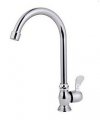 solid brass copper chrome kitchen sink faucet single cold tap 360 swivel pipe aerator price torneira