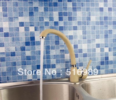 spray new modern chrome brass kitchen faucet swivel spout single handle sink mixer tap for kitchen and bathroom leon2 [painting-7777]