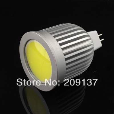ultra bright mr16 gu5.3 cob dimmable 9w mr16 led spotlight bulb, ac/dc 12v, 1pcs