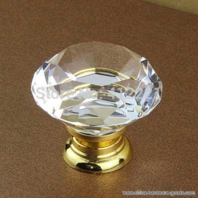 2015 new 1p/l dia . 50mm / 2 inch large luxury fashion decoration crystal diamond cabinet drawer knobs and handles