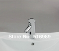 automatic inflared sensor faucet for kitchen bathroom sink water saving inductive electric water tap mixer battery power sf-07