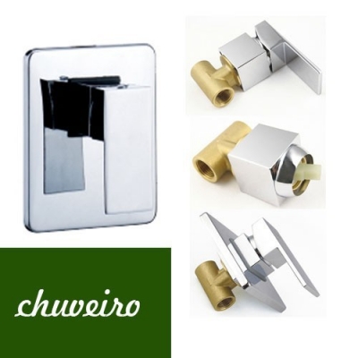 brass wall-in bathroom shower faucet single handle and cold bath mixer valve contemporary water tap torneira chuveiro ducha [bath-amp-shower-faucets-1367]