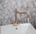 classic antique brass finish kitchen faucet centerset sink tap copper sam181