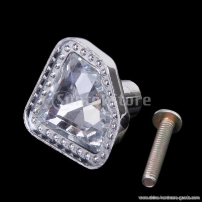 clear crystal diamond drawer cabinet door pull handle knob [Door knobs|pulls-2896]