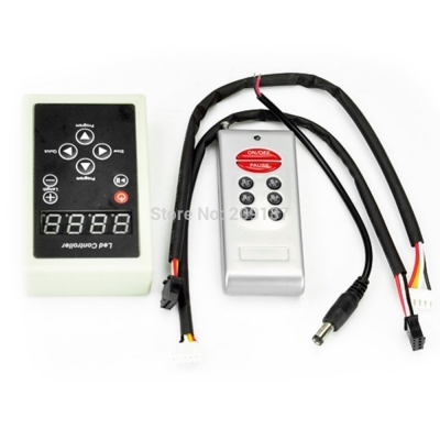 dc 12v rf remote controller 133 change for magic dream color 1903/2811/1804/1812/1809 ic 5050 rgb led strip [led-controller-5039]