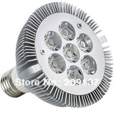 dropship e27 21w par30 led bulb lamp light 85-256v with 7 leds light warranty 2 years ce & rohs -