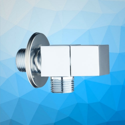e-pak hello single hole brass valve bathroom accessory chrome wall mounted 1/2*1/2 6201 bathtub wash basin sink angle valves
