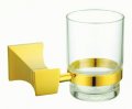 -european style luxurious brass tumbler gold plating cup holder gb001a