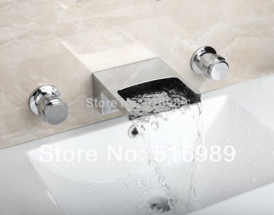 good quality 3 pcs chrome bathtub faucet set 14q