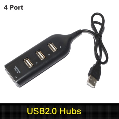 high speed mini 4 ports usb 2.0 hub 60cm cable length usb hub converter adapter for pc computer laptop peripherals accessories [usb-chargers-8951]