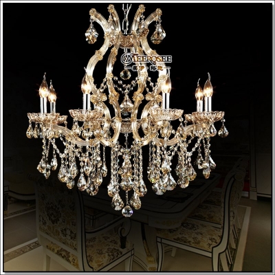 incandescent luminaire suitable for led bulb antique hanging lamp crystal chandelier meerosee chrystal light fixture for bedroom
