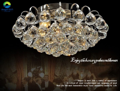 luxury crystal living room lamp fashion crystal ceiling light k9 crystal lamp bedroom lamp restaurant lamp balcony lighting [crystal-chandeliers-2692]