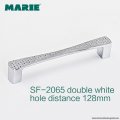 marie hardware crystal glass kitchen drawer furniture handle,diamond dresser knobs,exquisite workmanship drawer pull-2067-128mm