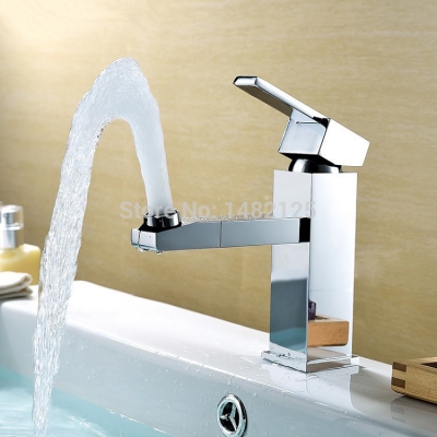 new arrival lead single lever solid brass chrome bathroom cabinet faucet mixer taps with 360 degree spout