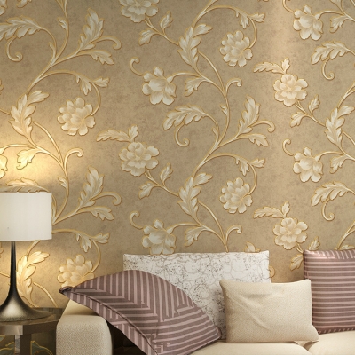 papel de parede floral of wallpaper 3d vintage wall paper for living room luxury embossed mosaic wallpaper [wallpaper-roll-9400]