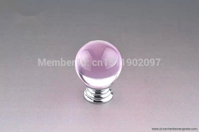 pink crystal knobs handles dresser cupboard door knob pulls hardware [Door knobs|pulls-2494]