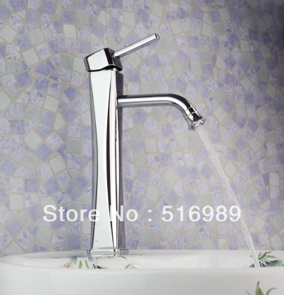 watertap polished chrome modern bathroom basin /cold mixer sink brass faucet tree204