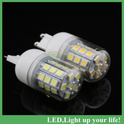 whole 2ps/lot g9 smd5050*27leds 4w led spotlight led corn light lamp bulb lighting 220v