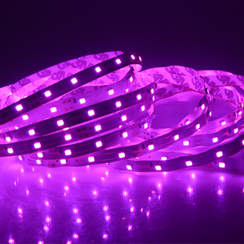 dc 12v 5m/roll 3528 smd non waterproof pink 300 led flexible strip string light ribbon tape lamp + 2a power supply adapter