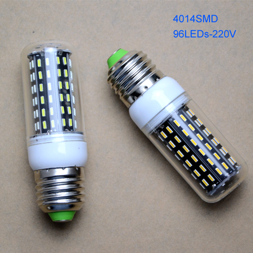 2015 new design high luminous flux 4014 smd led corn bulb spotlight 36led 56led 72led 92led e27 220v led lamp light lampada led