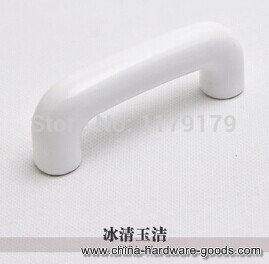 76mm porcelain drawer kichen cabinet handle pull 3" white ceramic dresser cupboard furniture door handles pulls knobs