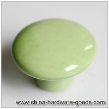single color green round ceramic furniture handle european rural style high grade shoes cabinet knob simple fashion pulls