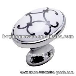 nice oval ceramic zinc alloy knobs and handles whole and retail discount 100pcs/lot t99-pc