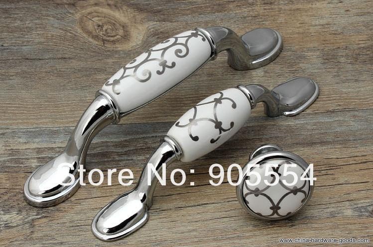 76mm ceramics cabinet handle furniture chest drawer handle - Click Image to Close