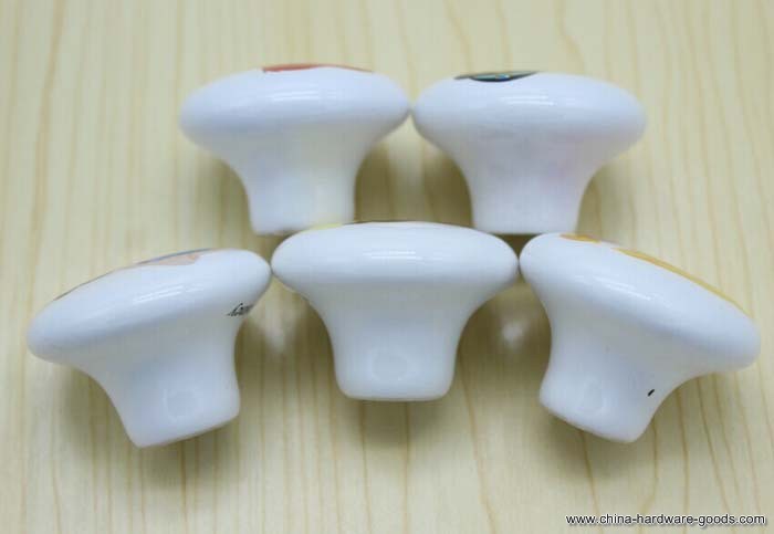 kitchen cabinet knobs handle drawer pulls ceramic knobs white porcelain wardrobe closet handles and knobs - Click Image to Close