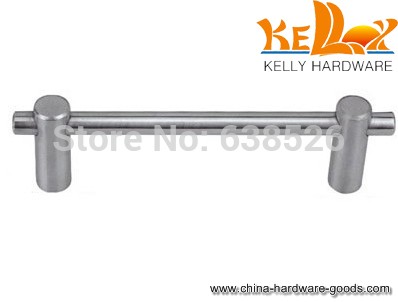 stainless steel 304 t handle crystal door handles silver drawer handles 96mm hole to hole size