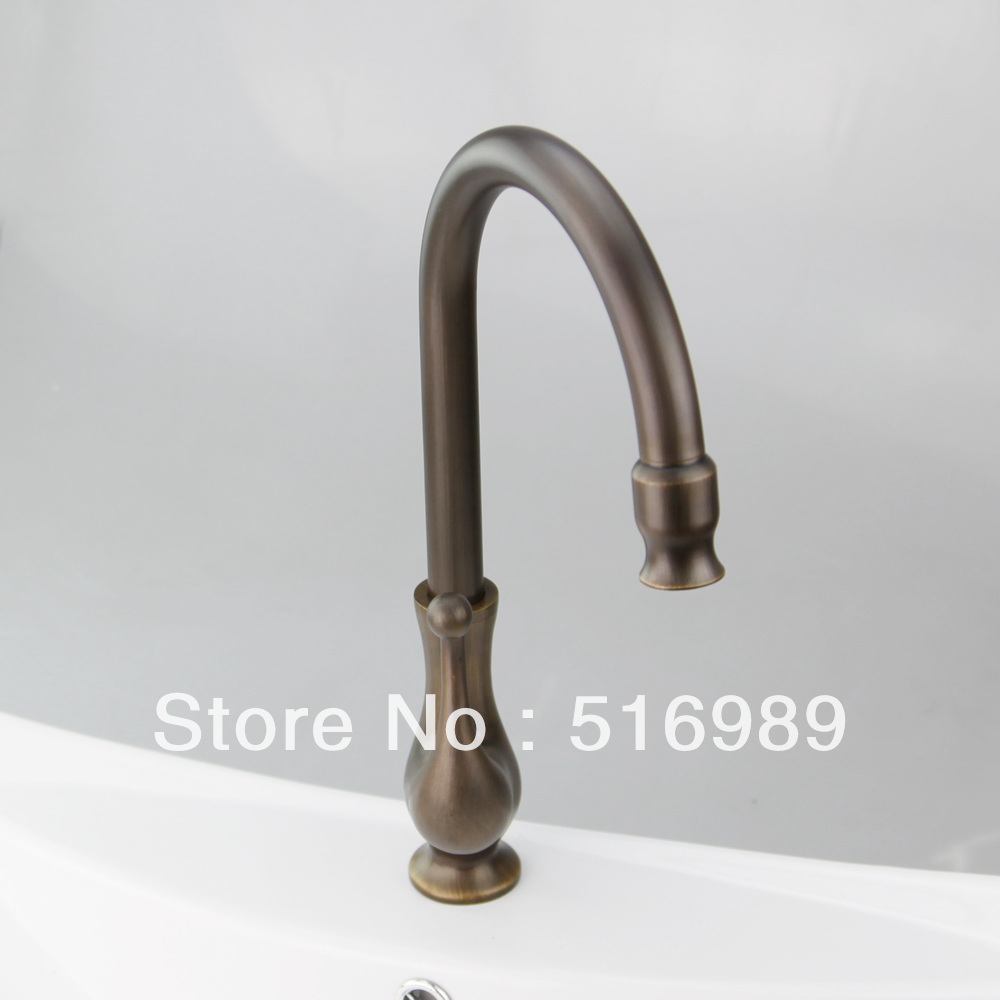 /cold water antique brass kitchen sink bathroom basin sink mixer tap brass faucet ls 0025