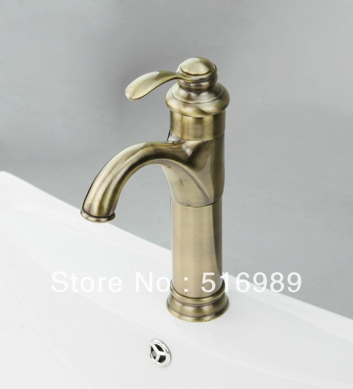 spray antique copper brass kitchen sink bathroom basin sink mixer tap brass faucet ls 0022
