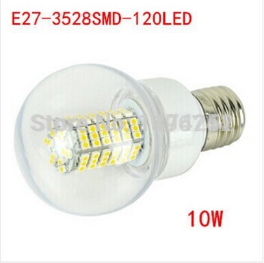 2015 selling 220v-240v/10w cold white/warm white light e27 smd3528 120 led corn light bulb lamp zm00205