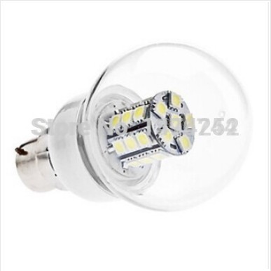 led lamps energy saving lights 27leds b22 5050 chip 5w smd white/warm white light led ball bulb zm00389