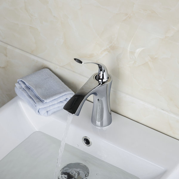 bathroom single handle faucet waterfall soild brass basin faucet. bathroom mixer tap deck mounted basin sink mixer tap dv-9911