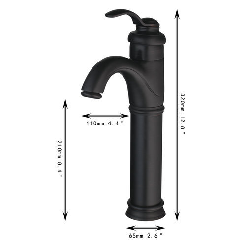 hello torneira tall bathroom oil rubbed black bronze /cold 97005 deck mounted single handle wash basin sink faucets,mixer tap