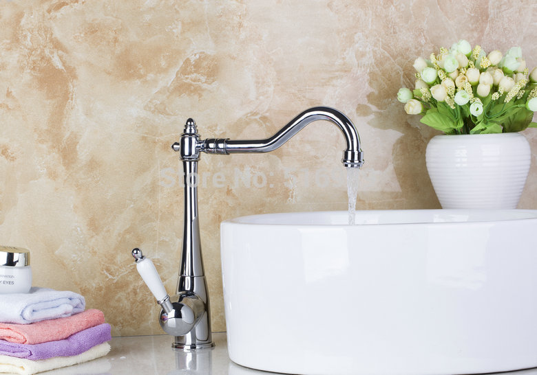 l-8485 single rubber handle construction & real estate chrome faucet 4 kitchen & bathroom mixer tap basin faucets