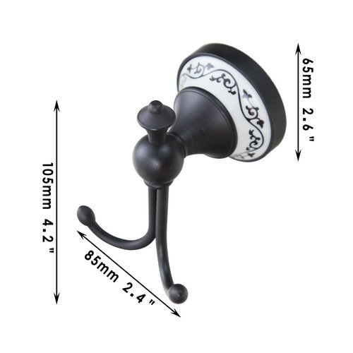 best bathroom new brand oil rubbed black bronze swivel wall mounted bathroom b5131 robe hook - Click Image to Close