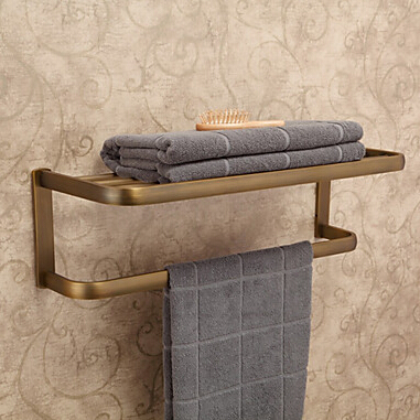 antique bronze for bathroom shelf bath shower shelves with towel bar