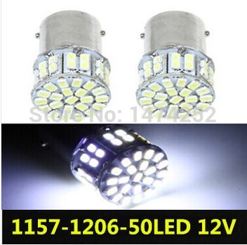 1pcs 1157 3020 smd 50 led car light bay15d p21/5w auto brake light bulb lamps for car styling white cd00164