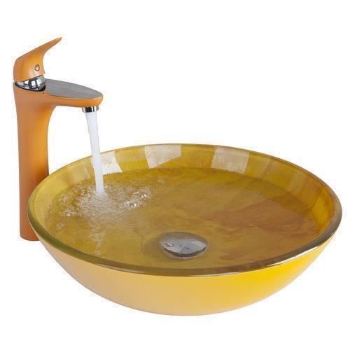 bathroom sink hand-painted washbasin +orange basin single handle faucet 409697083 lavatory combine brass set tap mixer faucet