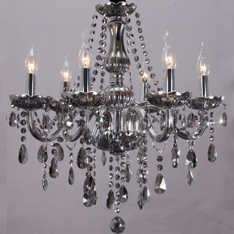 european modern chandelier smoke gray living room dining room chandeliers k9 crystal chandelier
